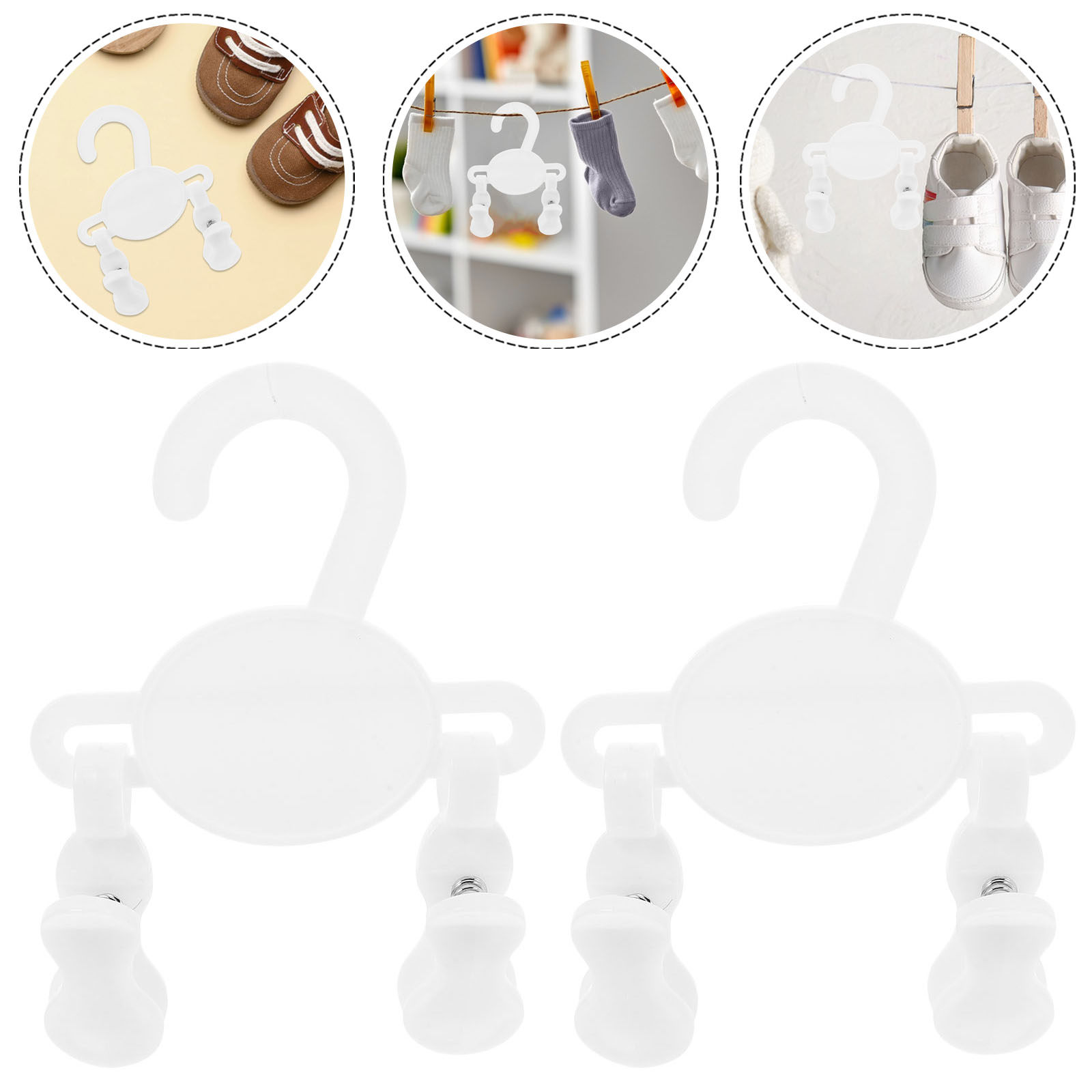 Baby Nursery Closet - 10Pcs Children Shoe Hook Versatile Plastic