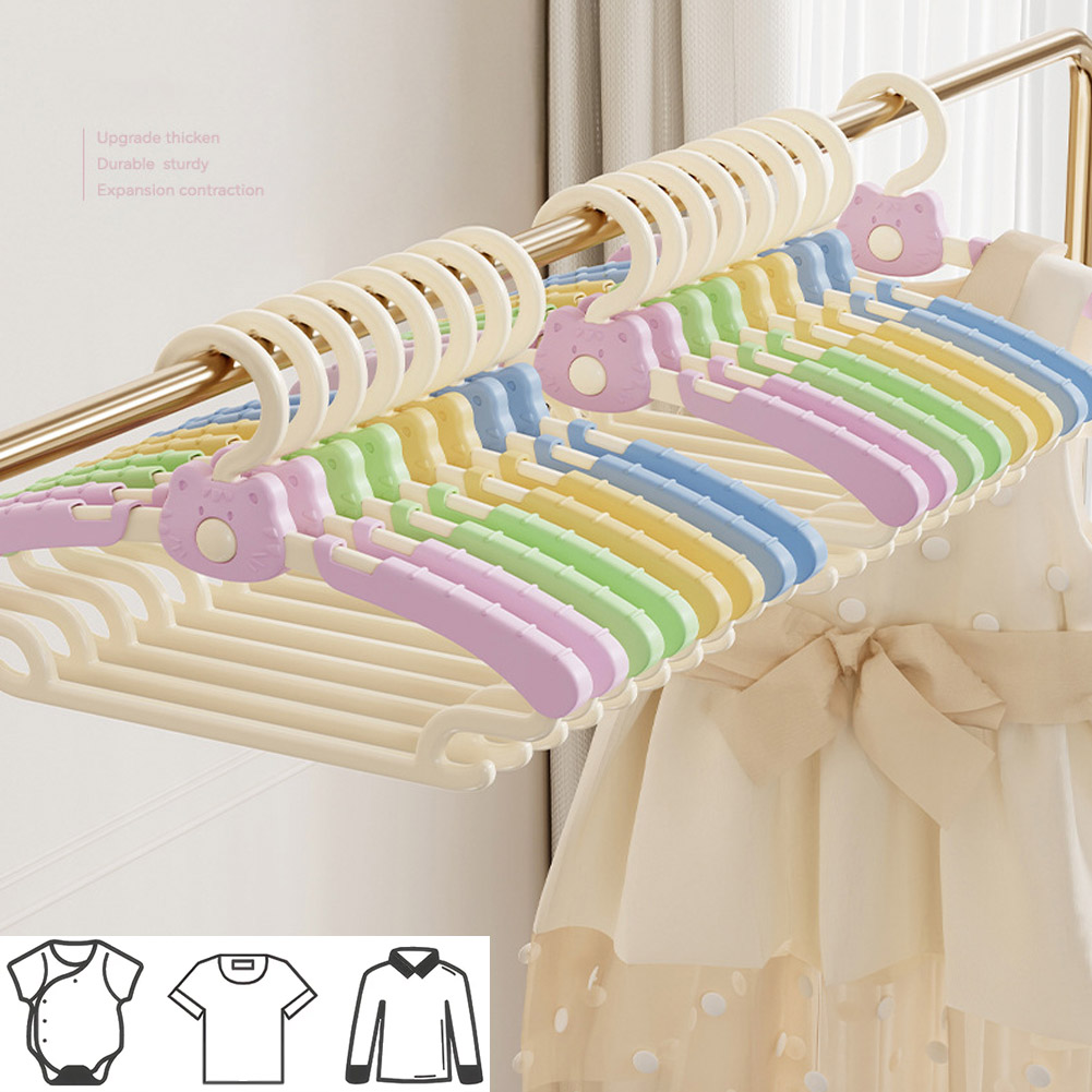 Baby Nursery Closet - 10Pcs Extendable Baby Nursery Closet Hanger