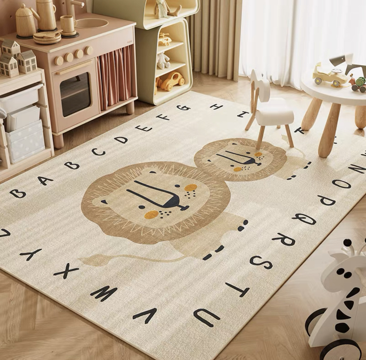 Baby Nursery Sets - VIKAMA Neutral Cartoon Lion Baby Crawling