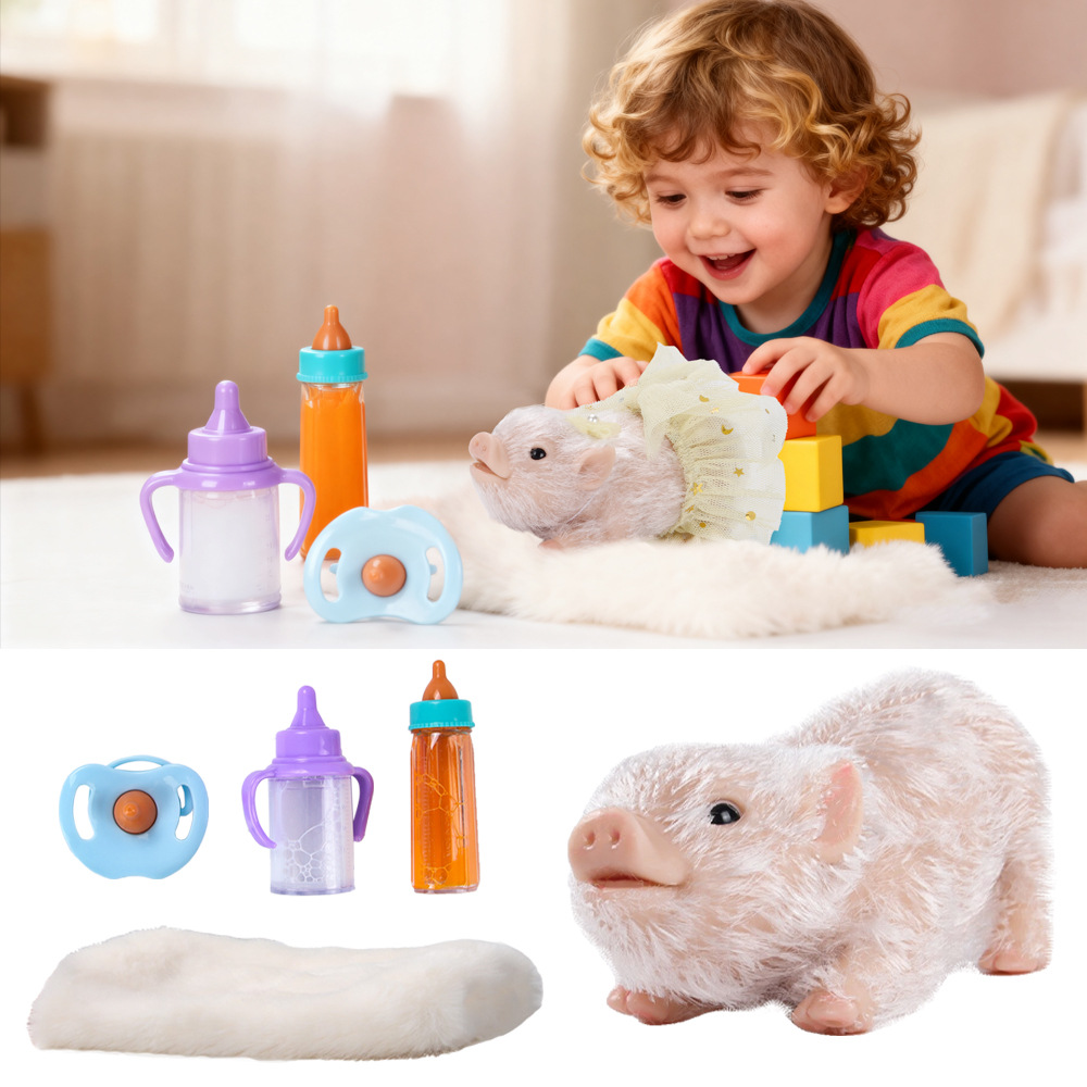 Baby Nursery Dolls - Mini Silicone Animal Piggy Baby Doll