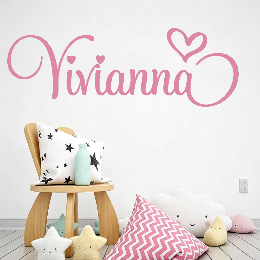 Baby Nursery Name - Wall Stickers for Kids Rooms Personalised