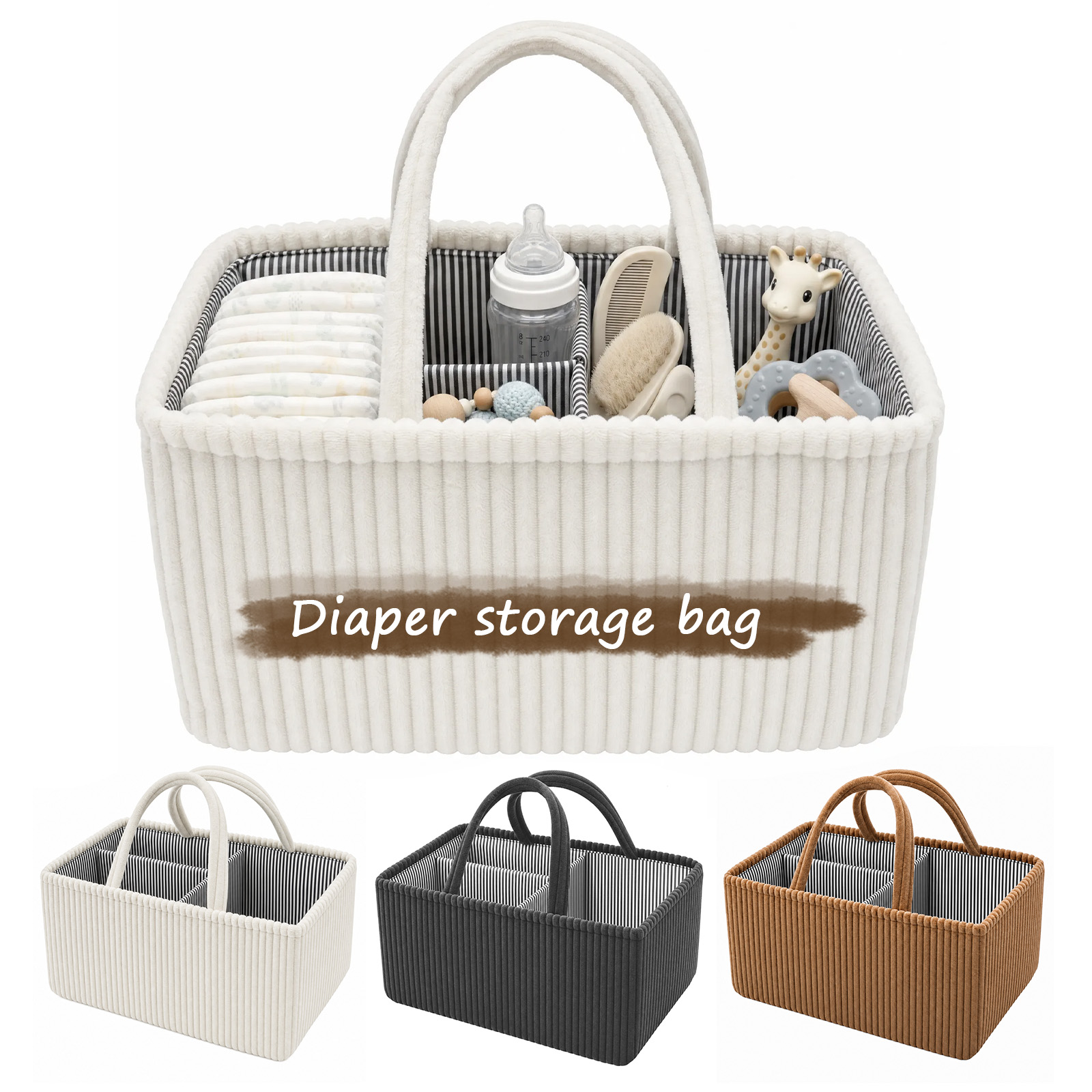 Baby Diaper Caddy Organizer Co - Baby Nursery Organiser ulasan dan harga