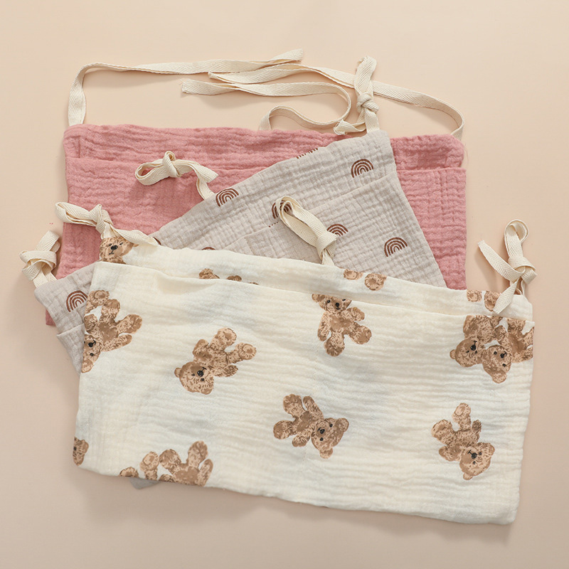 Muslin Baby Crib Organizer Cot - Baby Nursery Organiser ulasan dan harga