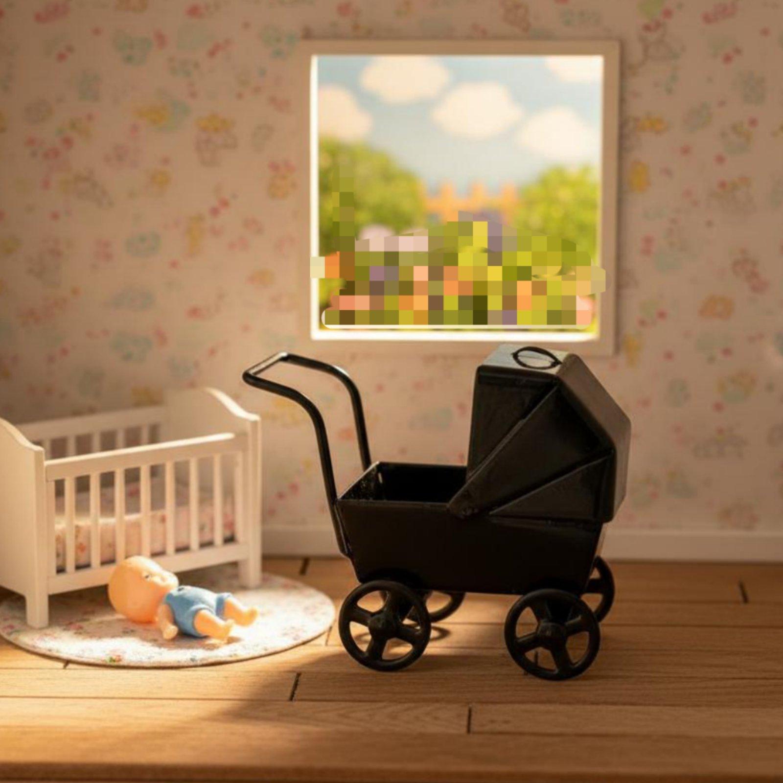 Doll Stroller European Style M - Baby Nursery Dolls ulasan dan harga