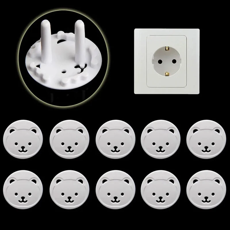 10pcs EU Power Socket Protecti - Outlet Cover Childproof ulasan dan harga