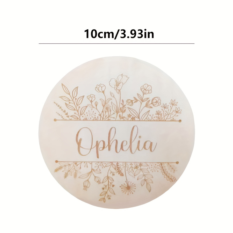 Personalized Floral Engraved N - Baby Nursery Sign ulasan dan harga