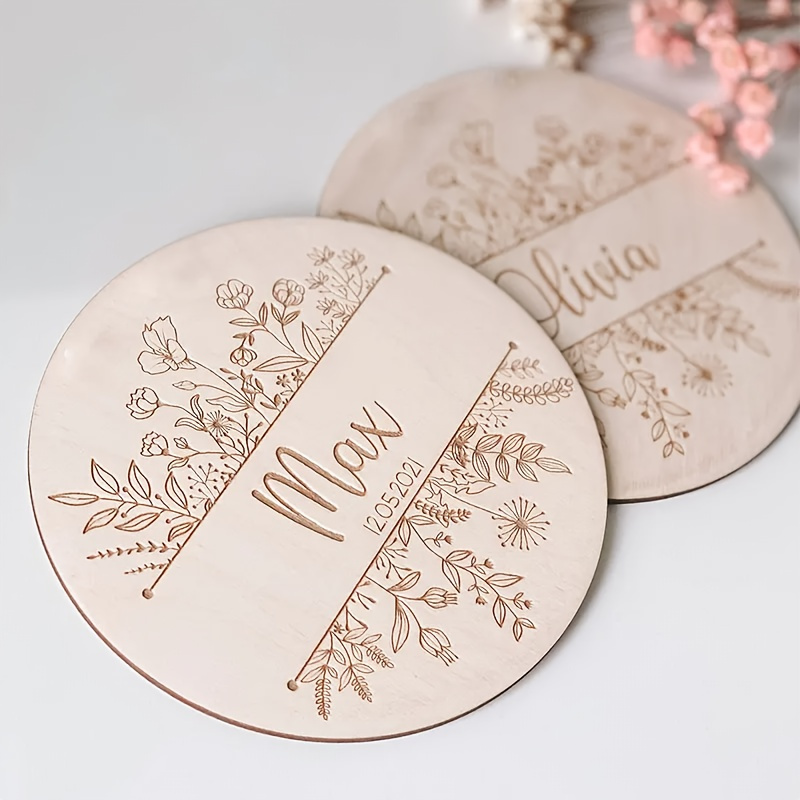 Personalized Floral Engraved N - Baby Nursery Sign ulasan dan harga