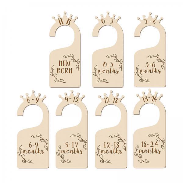 4x 7Pcs Baby Closet Dividers w - Baby Nursery Closet ulasan dan harga