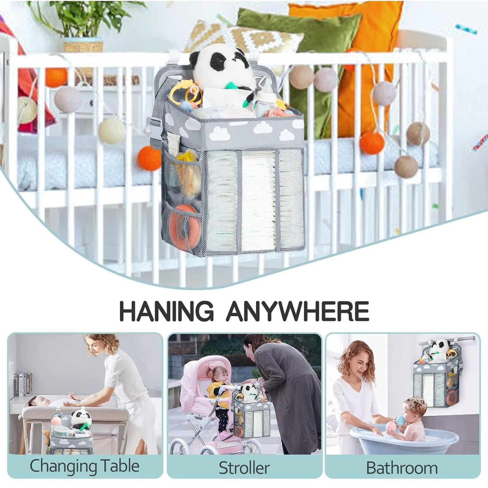 Crib Diaper Organizer Waterpro - Baby Nursery Organizer ulasan dan harga