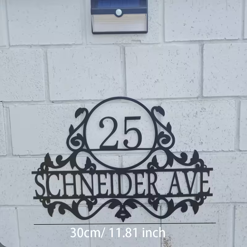Custom Metal House Number & St - Baby Nursery Sign ulasan dan harga