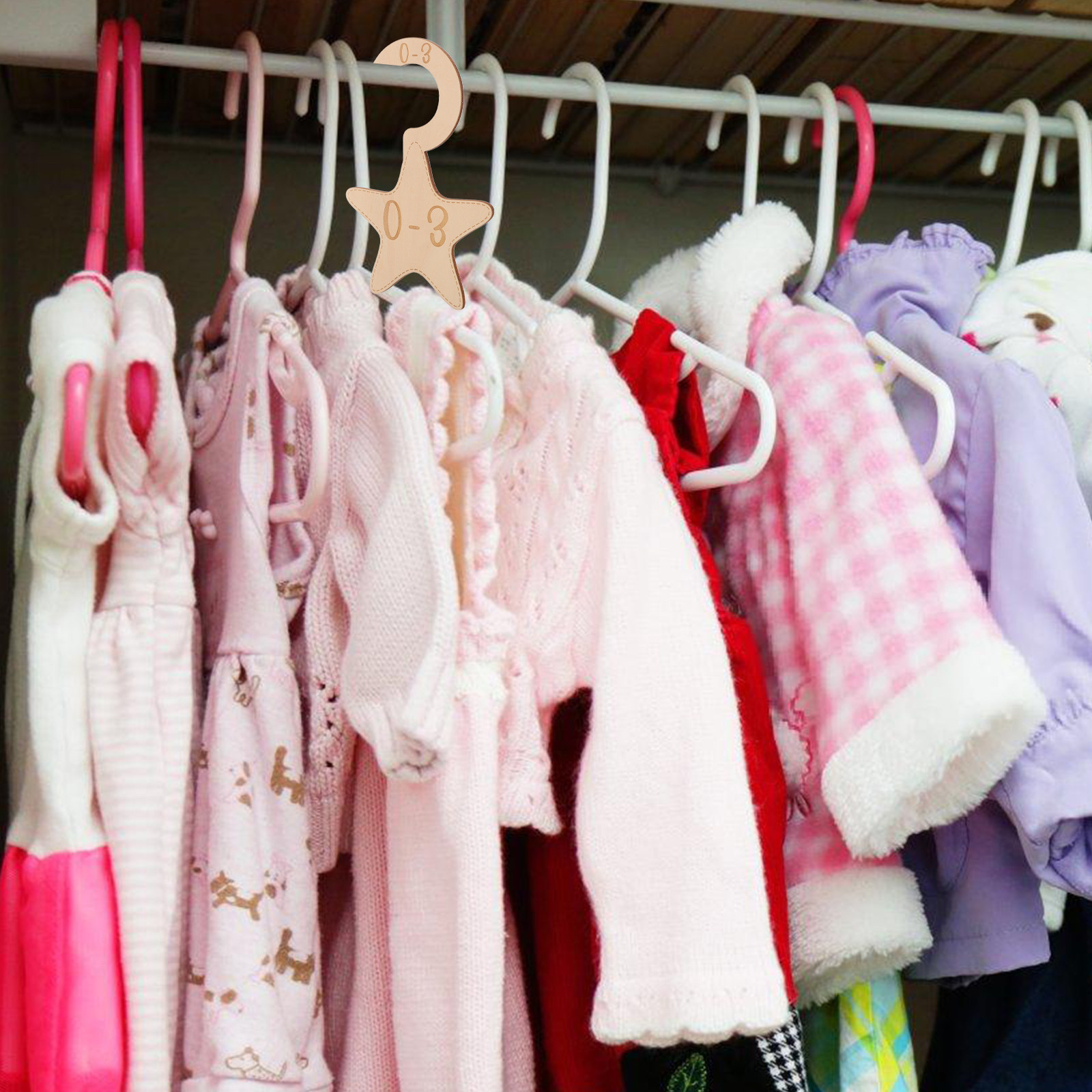 7Pcs Baby Clothes Closet Divid - Baby Nursery Closet ulasan dan harga