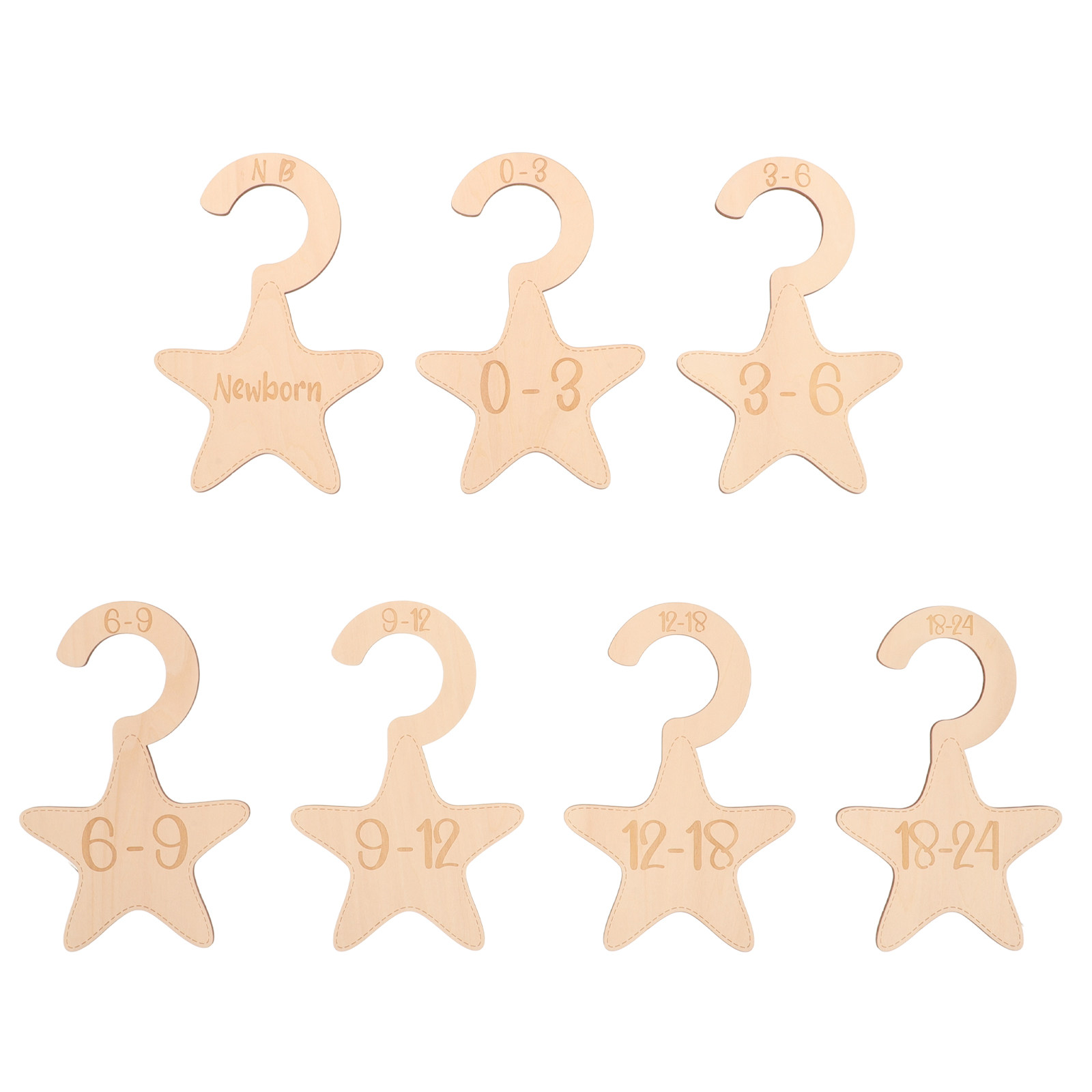 7Pcs Baby Clothes Closet Divid - Baby Nursery Closet ulasan dan harga
