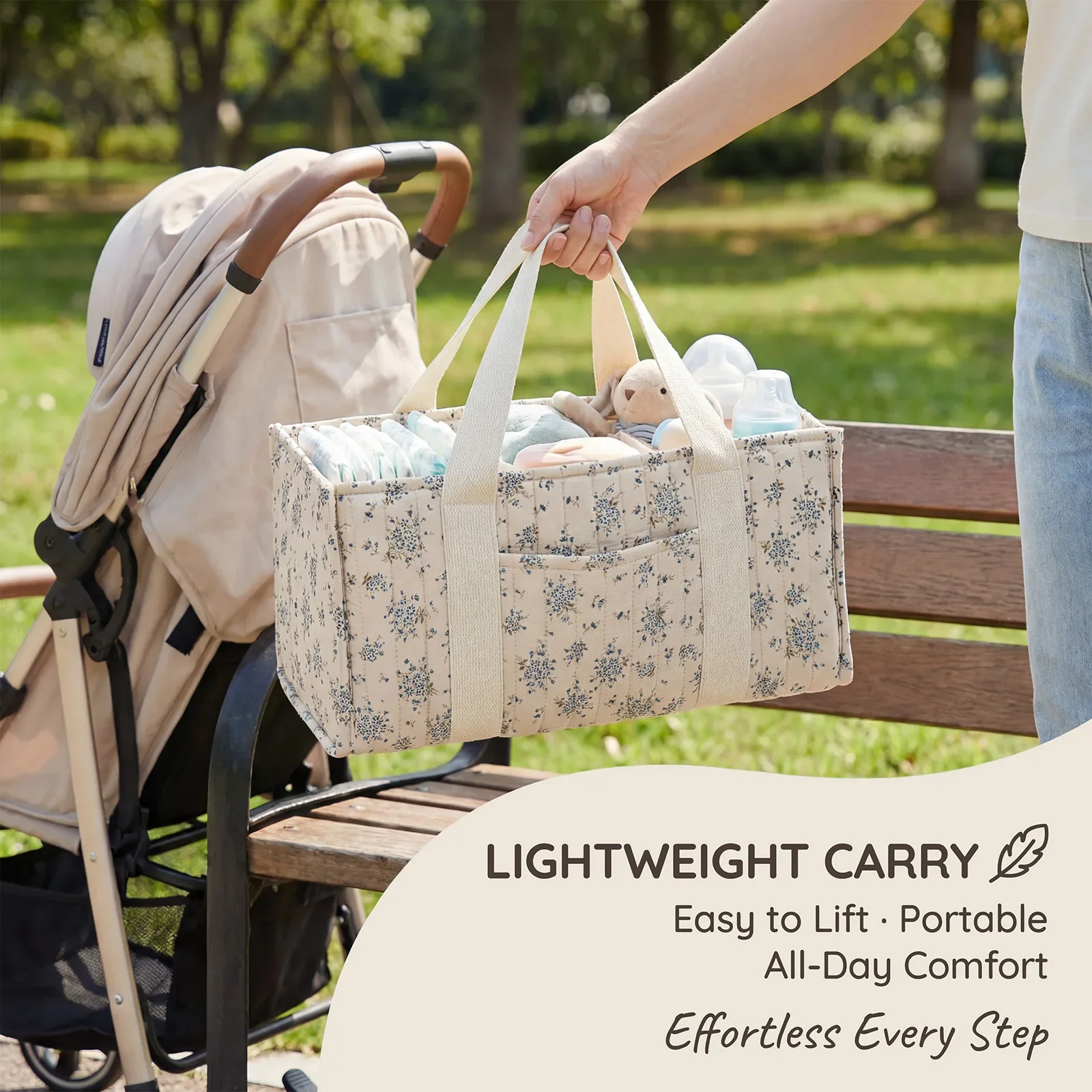 Foldable Diaper Caddy Organize - Baby Nursery Organizer ulasan dan harga