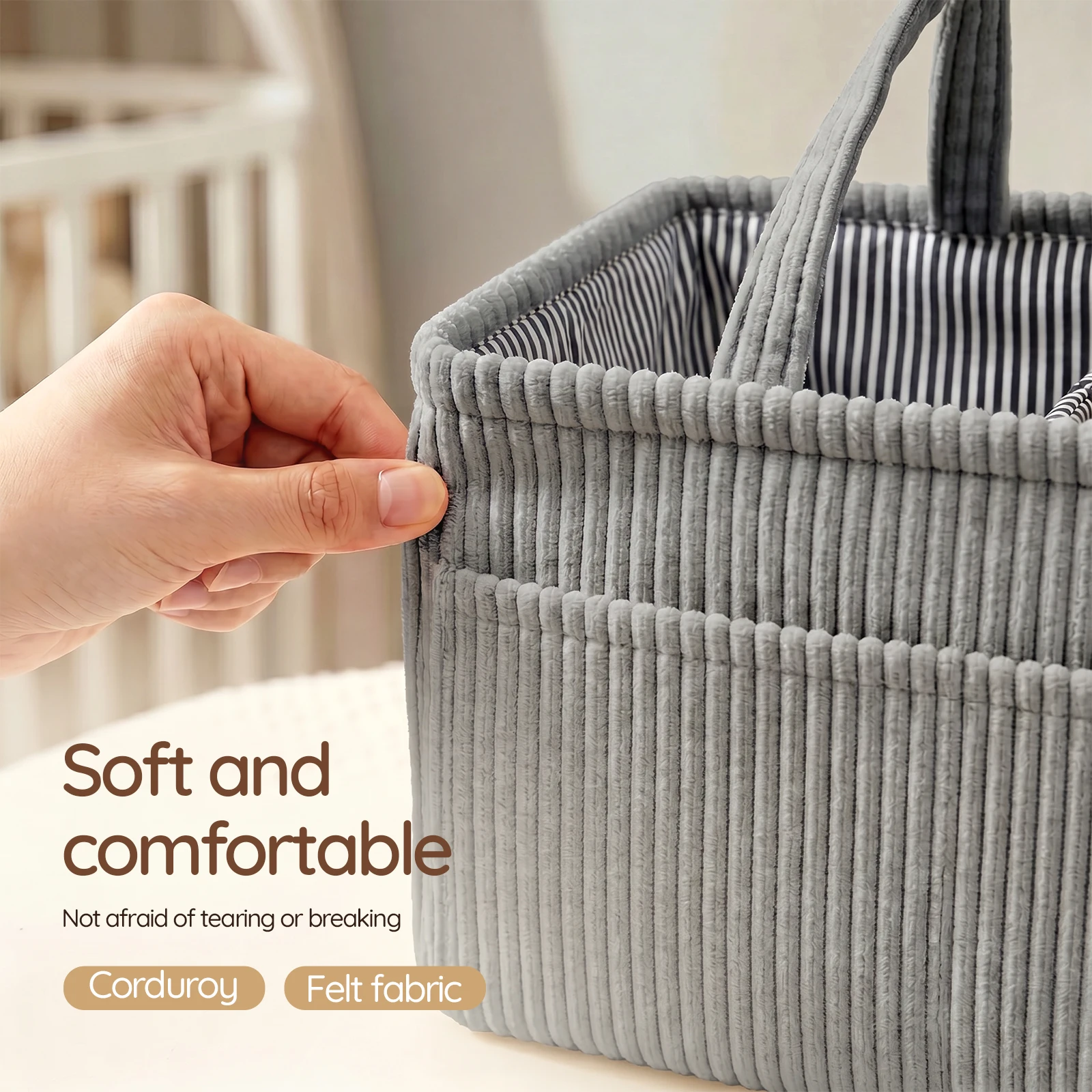 Baby Nappy Caddy Organizer Fol - Baby Nursery Organiser ulasan dan harga