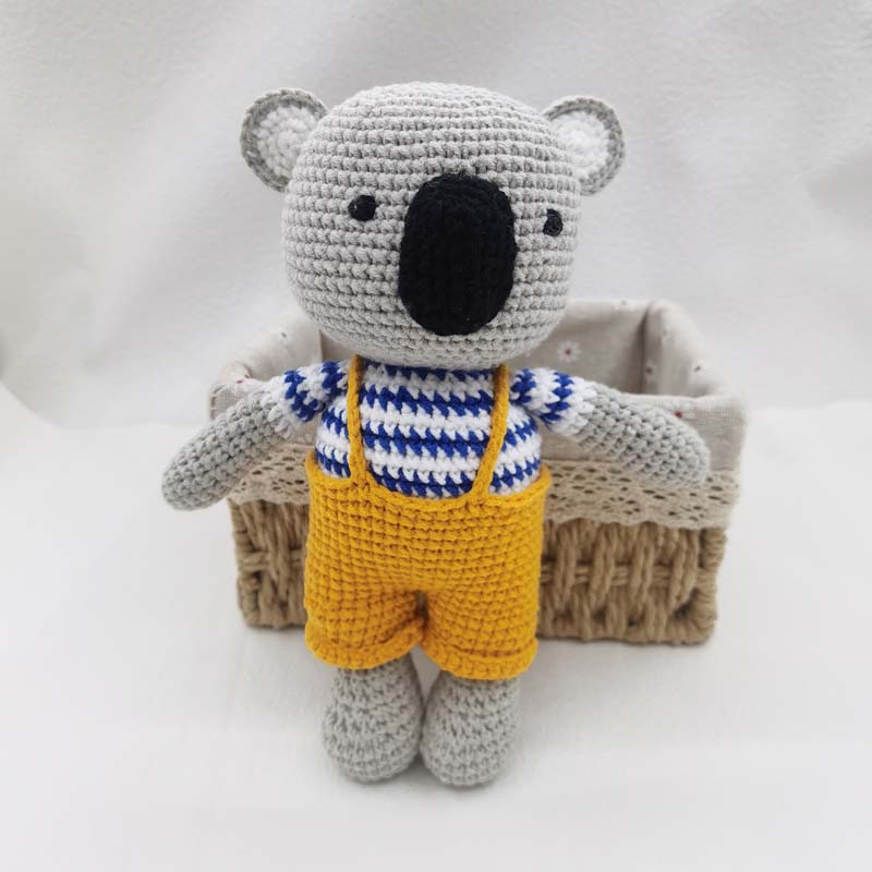 Baby Crochet Stuffed Lion Koal - Baby Nursery Dolls ulasan dan harga