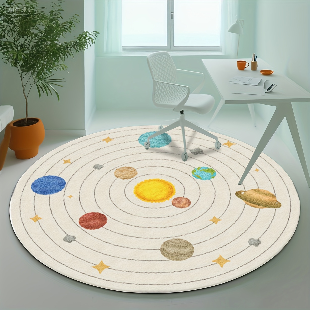 Cute Round Solar System Planet - Baby Nursery Themes ulasan dan harga