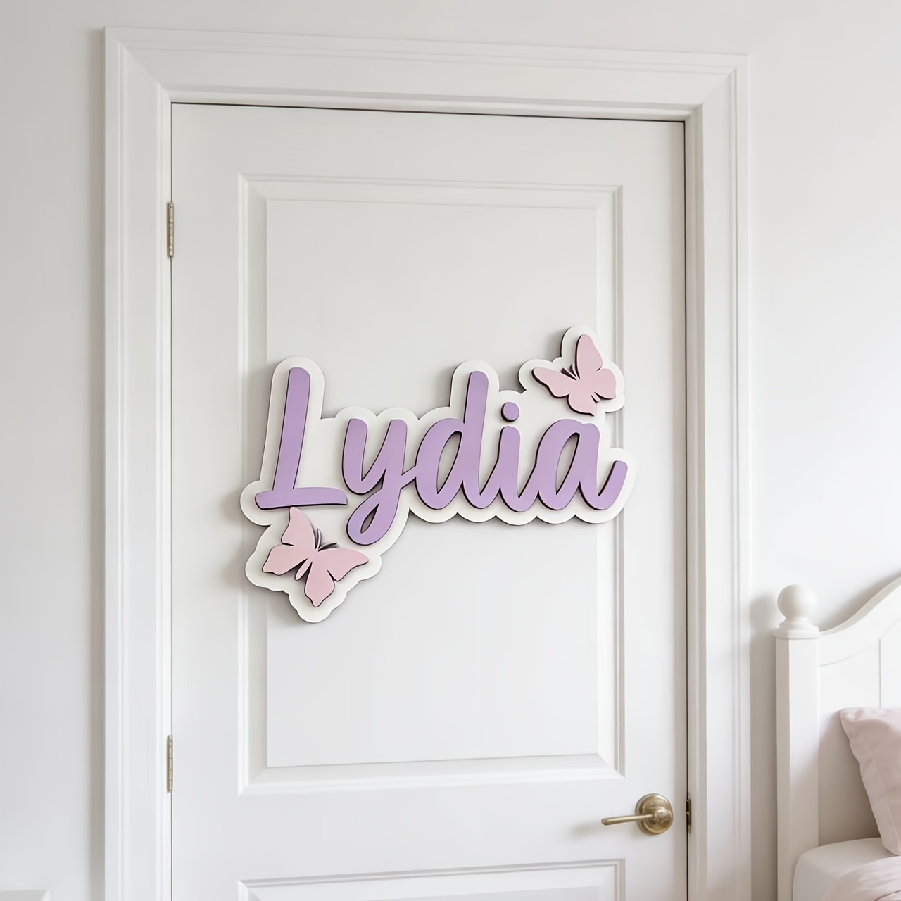 Personalized Blue & Pink Butte - Baby Nursery Sign ulasan dan harga