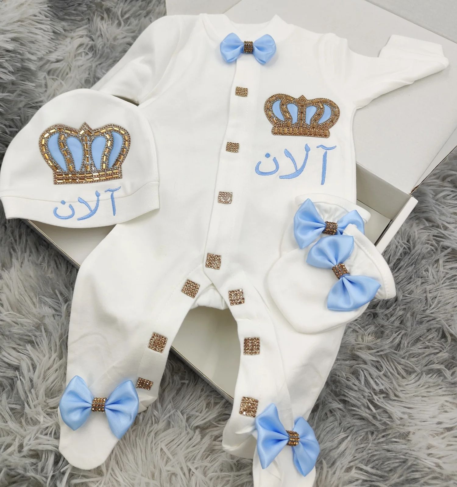 Dollbling Pearly Crown Onederf - Baby Nursery Outfits ulasan dan harga