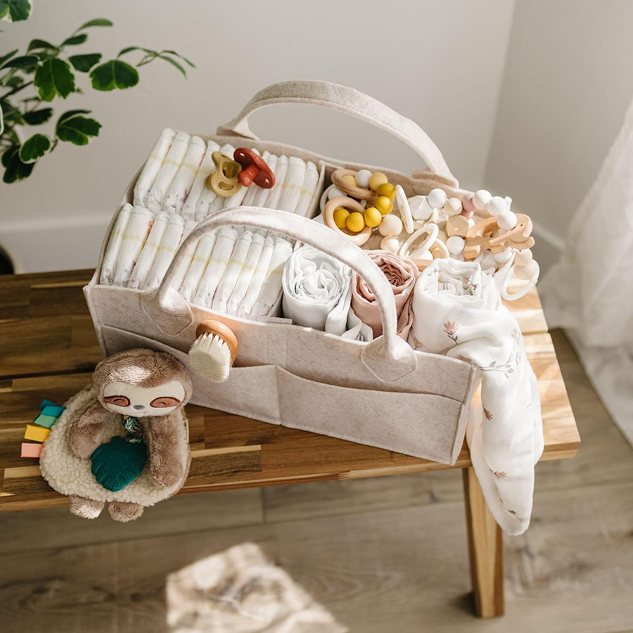 Baby Diaper Ball Bag Organizer - Baby Nursery Organiser ulasan dan harga