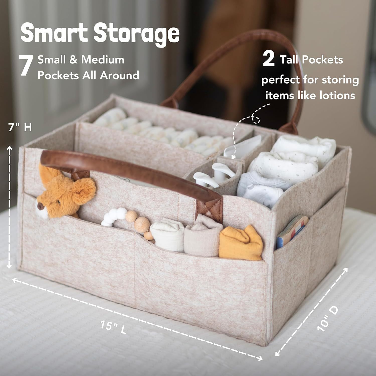 Baby Felt Storage Nursery Orga - Baby Nursery Organizer ulasan dan harga