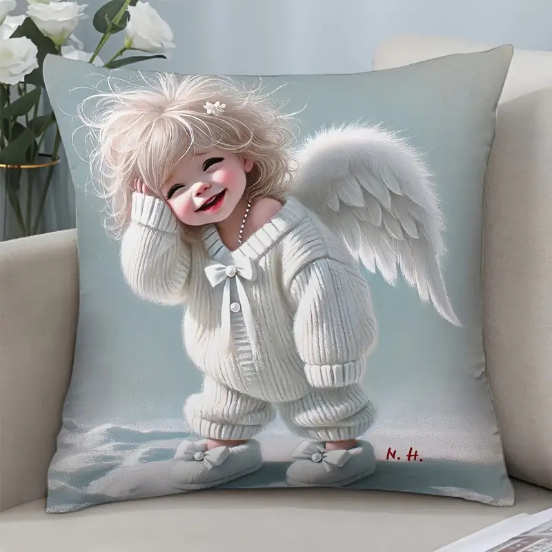 Cute Angel Baby Pillow Case, W - Baby Nursery Outfits ulasan dan harga