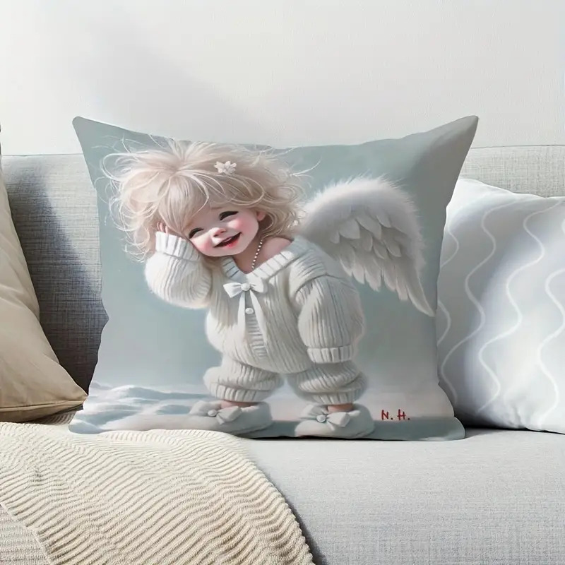 Cute Angel Baby Pillow Case, W - Baby Nursery Outfits ulasan dan harga