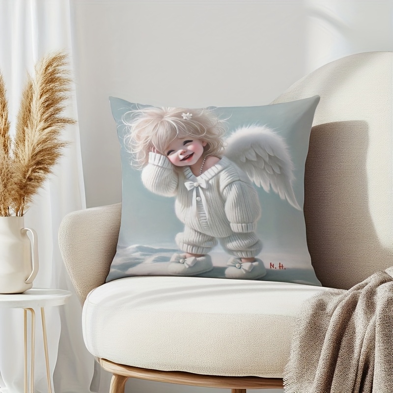 Cute Angel Baby Pillow Case, W - Baby Nursery Outfits ulasan dan harga