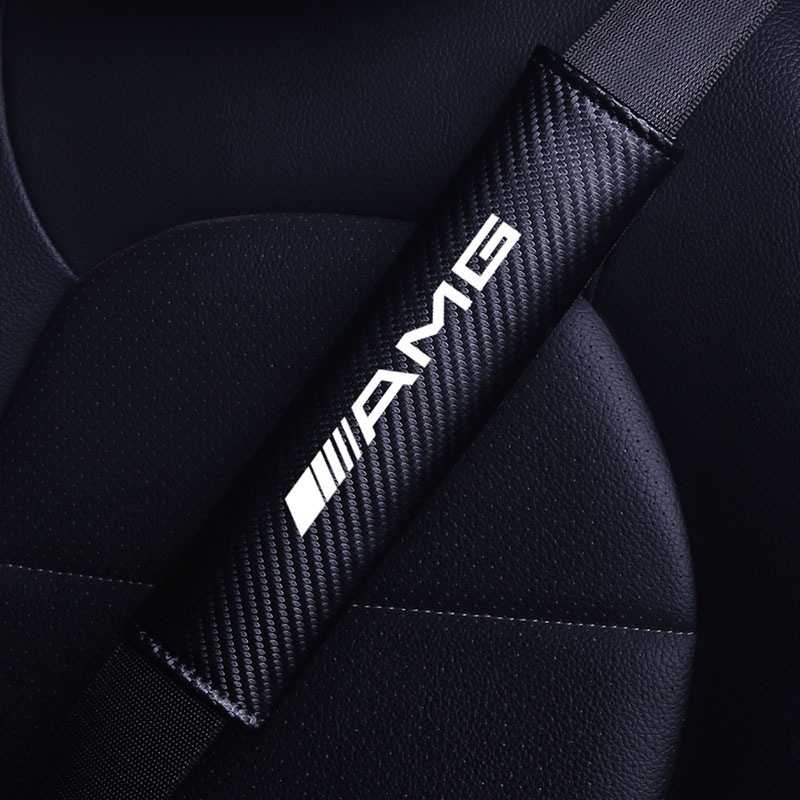 Car Safety Belt Cover Carbon f - Outlet Cover Childproof ulasan dan harga
