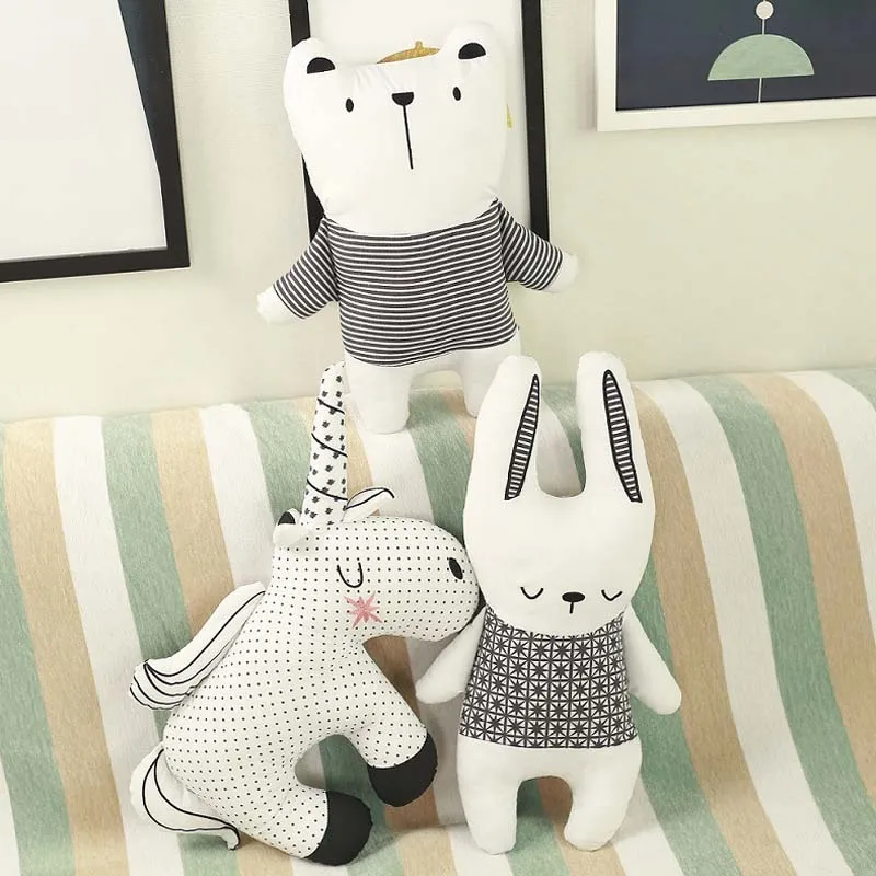 Cotton Stuffed Doll Rabbit Bea - Baby Nursery Dolls ulasan dan harga
