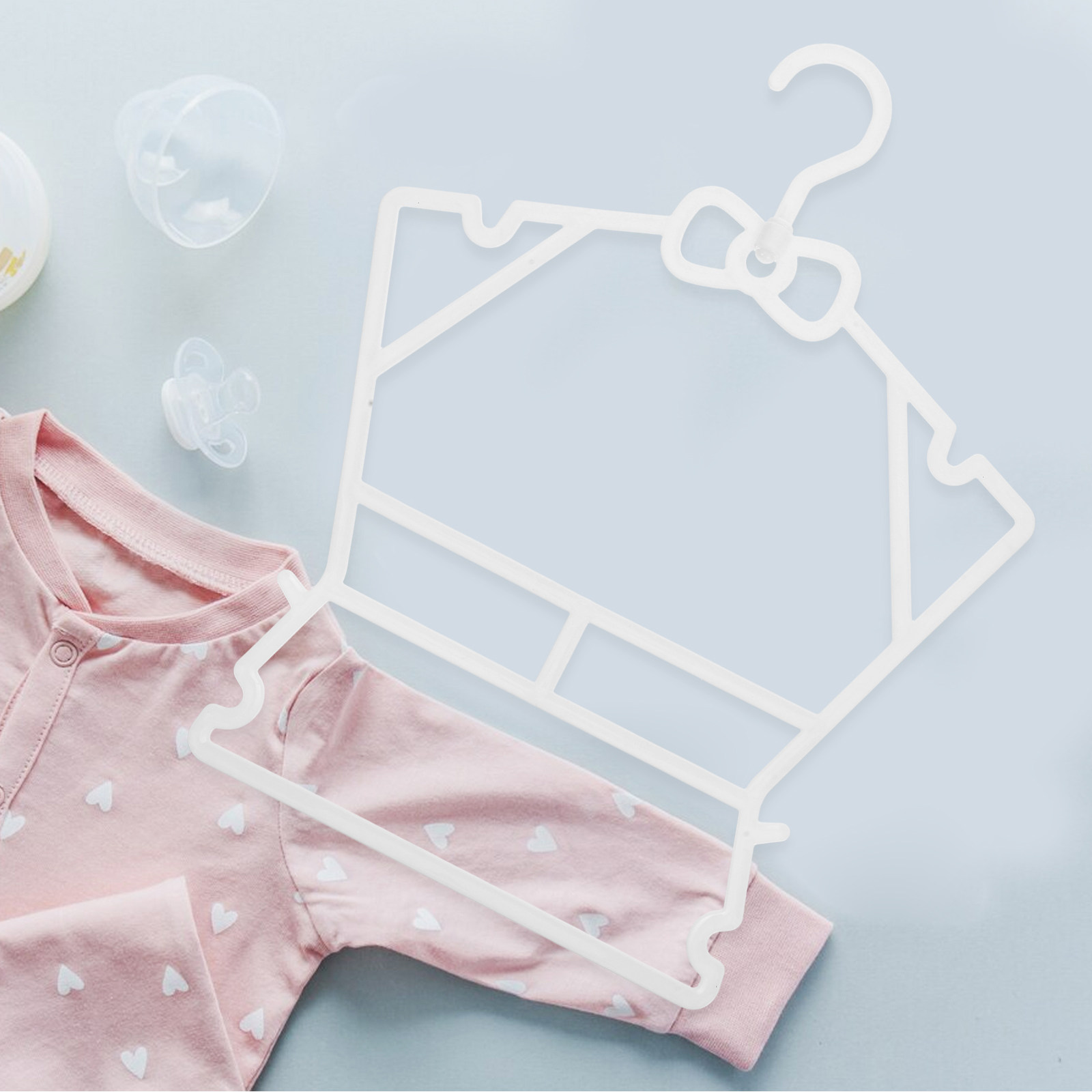 10Pcs Plastic Baby Hangers for - Baby Nursery Closet ulasan dan harga