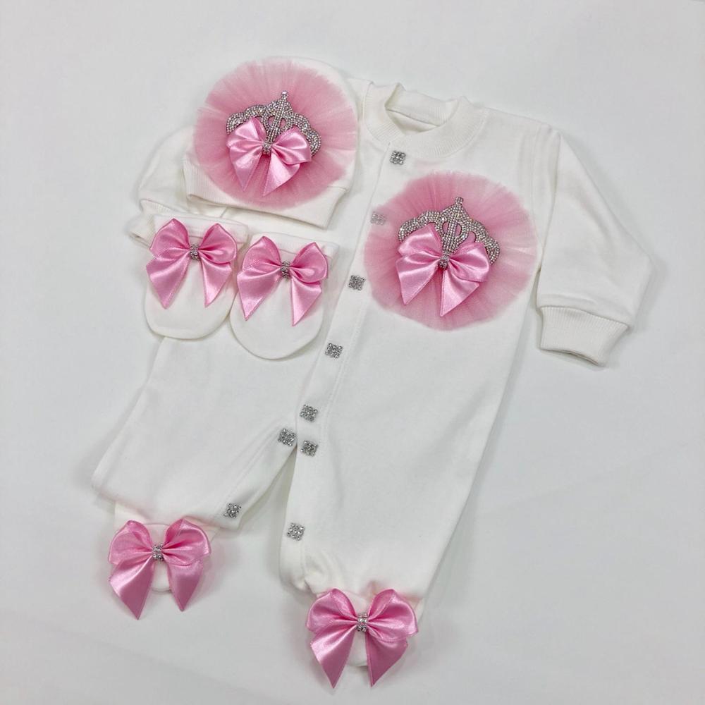 3pcs Newborn Baby Coming Home  - Baby Nursery Outfits ulasan dan harga