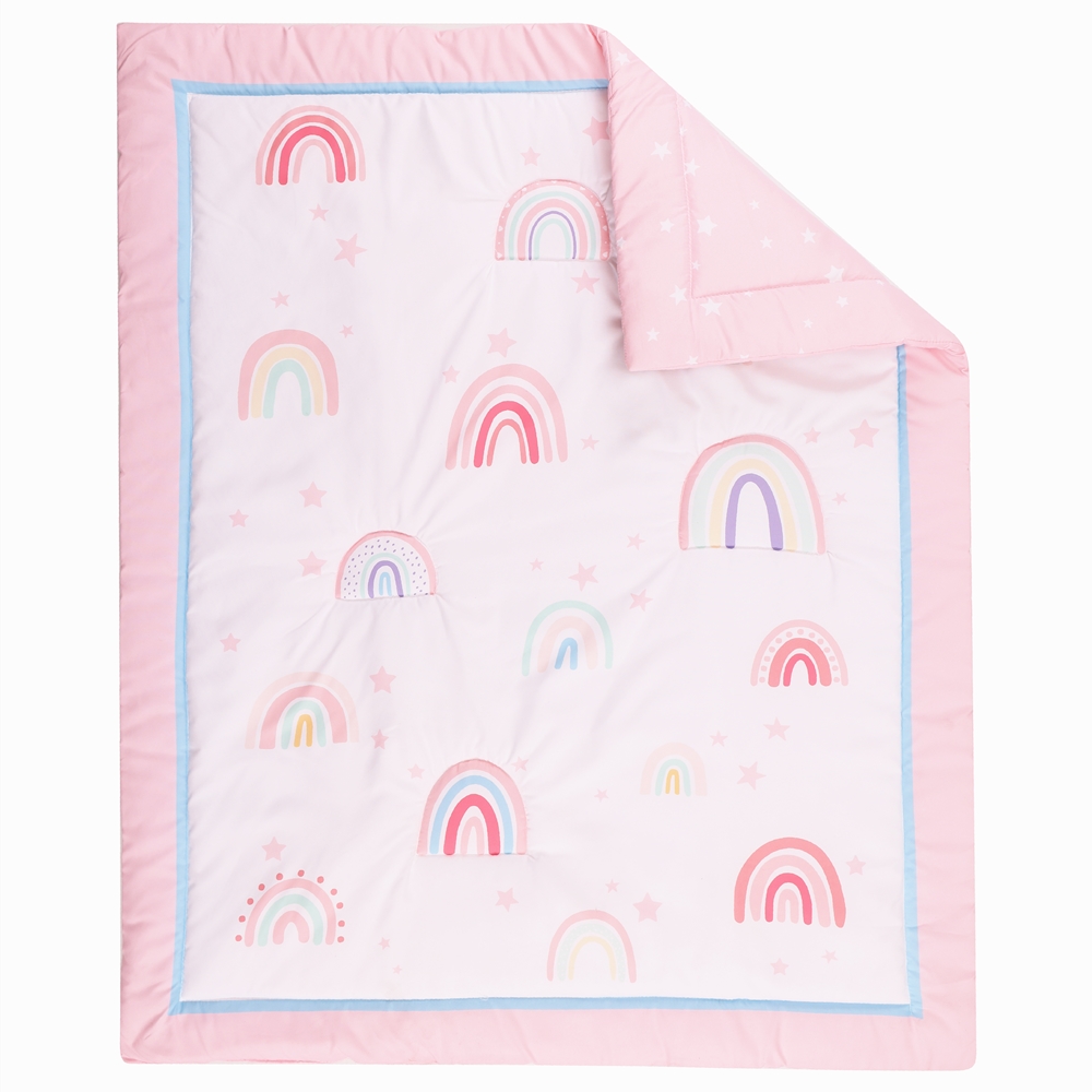 3Pcs Rainbow Baby Infant Crib  - Baby Nursery Sets ulasan dan harga