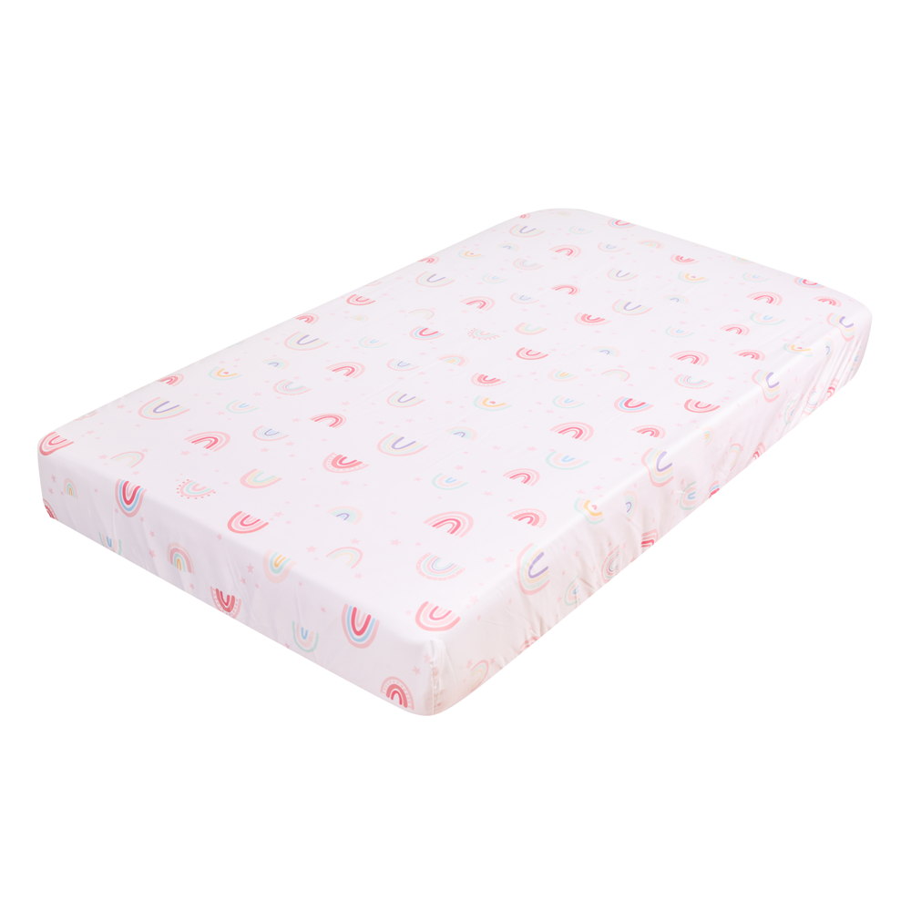 3Pcs Rainbow Baby Infant Crib  - Baby Nursery Sets ulasan dan harga