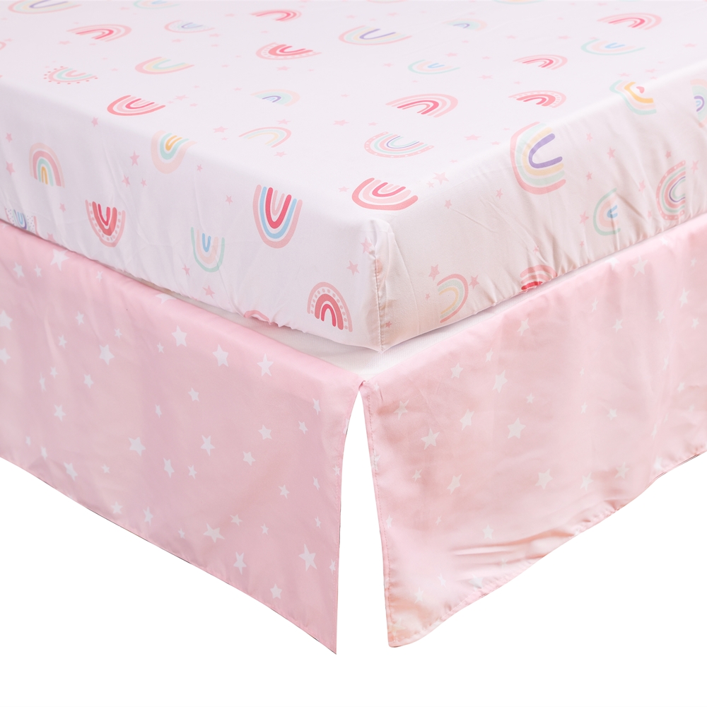 3Pcs Rainbow Baby Infant Crib  - Baby Nursery Sets ulasan dan harga