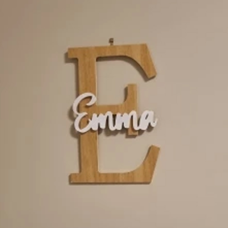 Custom Wooden Name Sign  Baby  - Baby Nursery Name ulasan dan harga