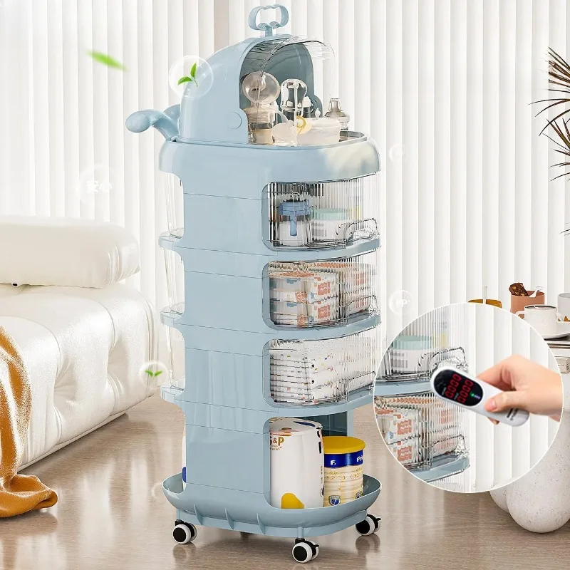 3-Tier Baby Organizer Cart wit - Baby Nursery Organizer ulasan dan harga