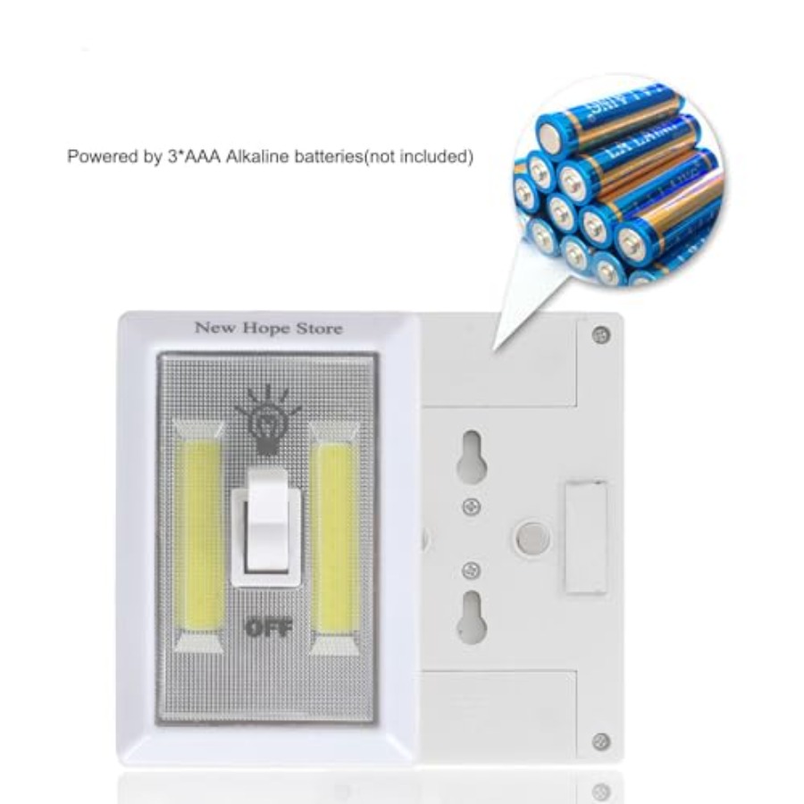 COB LED Night Lights, Battery  - Baby Nursery Closet ulasan dan harga