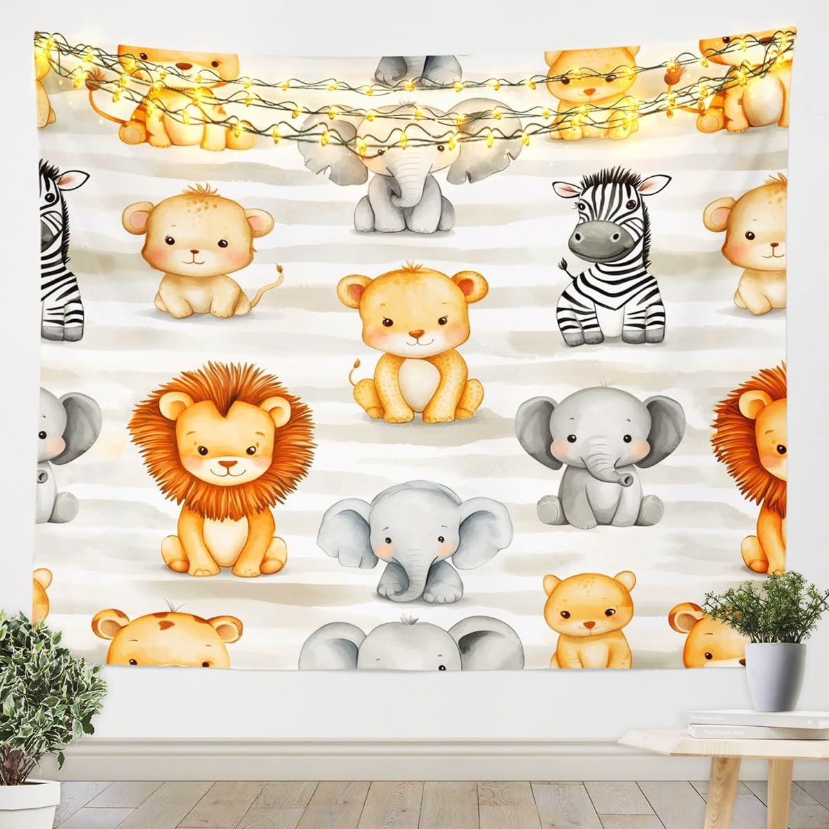 Cute Safari Jungle Animals Tap - Baby Zoo Nursery ulasan dan harga