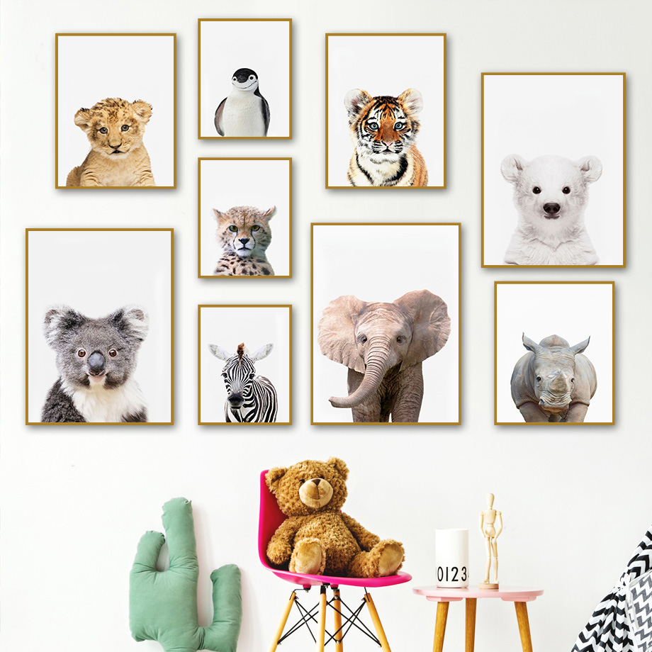 Baby Safari Animal Nursery Wal - Baby Zoo Nursery ulasan dan harga
