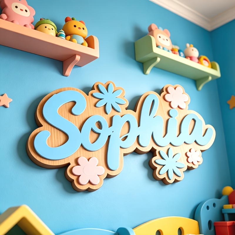 Personalized Floral Themed Nam - Baby Nursery Sign ulasan dan harga