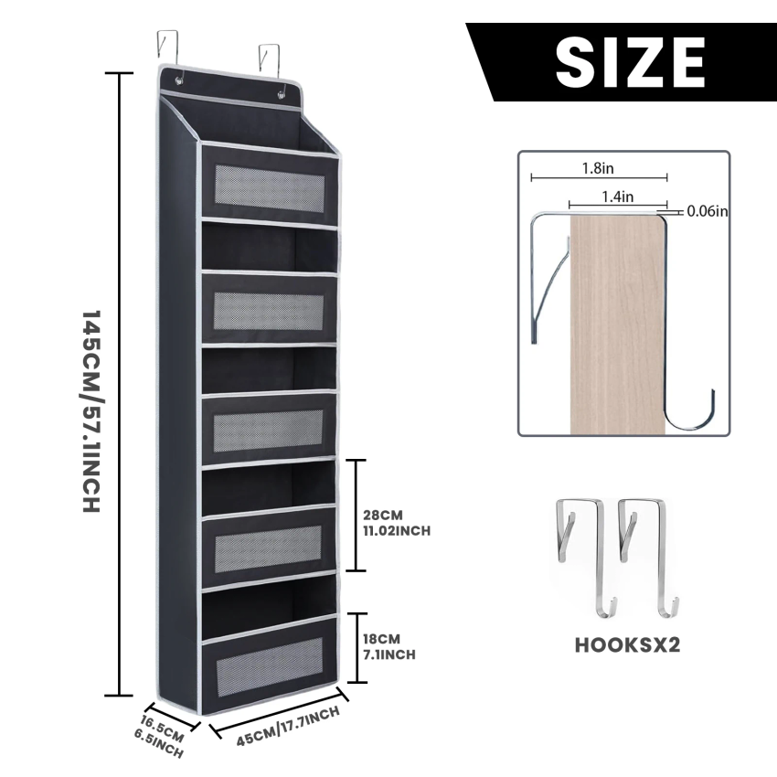 Over The Door Storage Organise - Baby Nursery Organiser ulasan dan harga