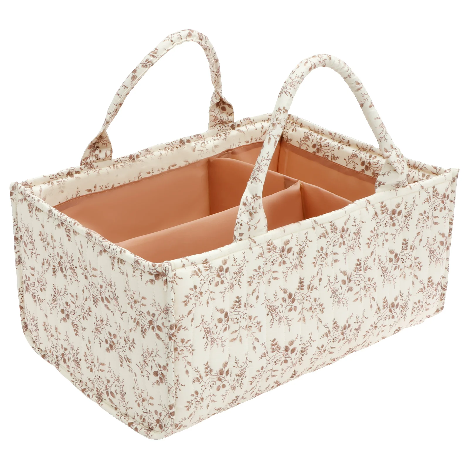 Floral Diaper Caddy Organizer  - Baby Nursery Organiser ulasan dan harga