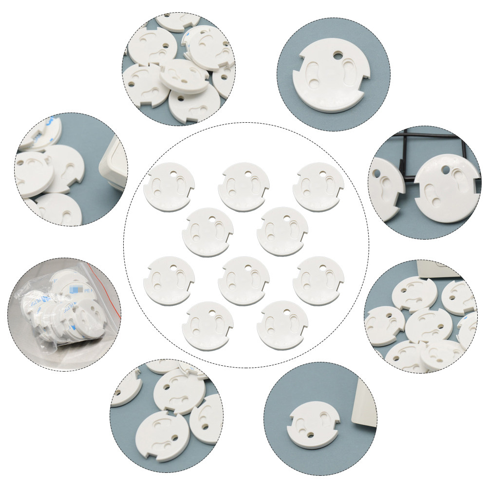 10Pcs French Standard Socket C - Outlet Cover Childproof ulasan dan harga