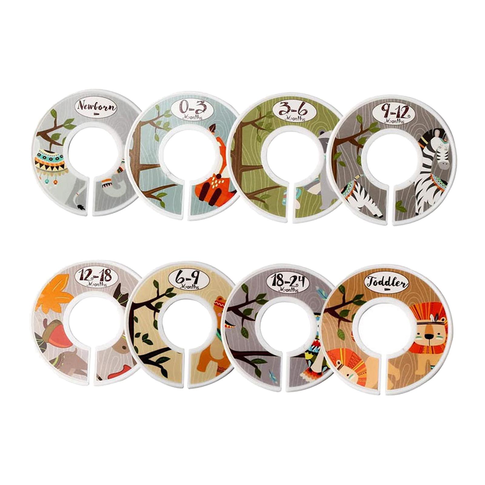Clothing Size Dividers Plastic - Baby Nursery Closet ulasan dan harga