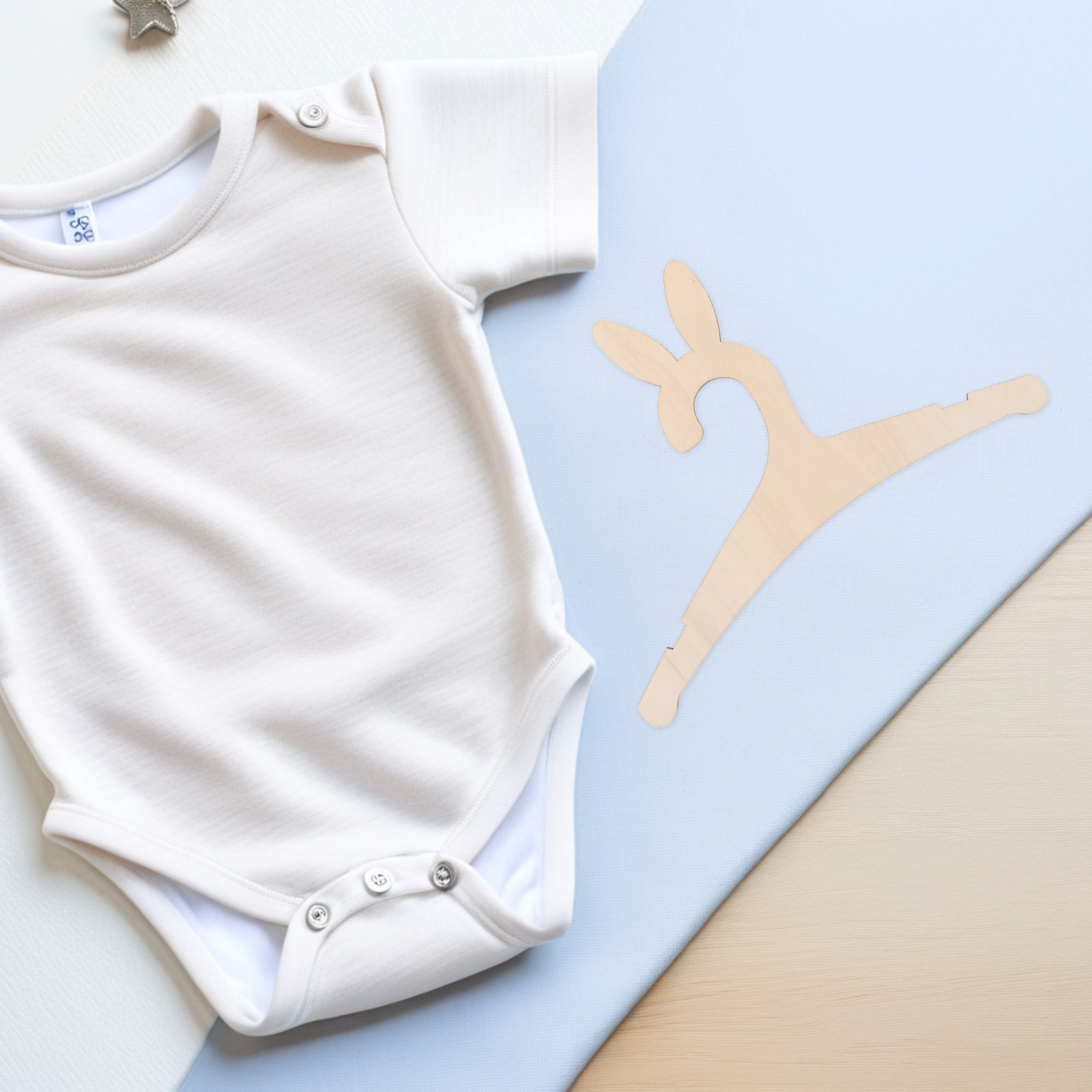 Wooden Baby Clothes Hangers 5  - Baby Nursery Closet ulasan dan harga